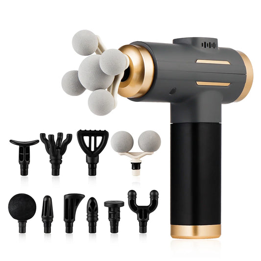 11-in-1 Percussion Massage Gun — 99 Adjustable Speeds