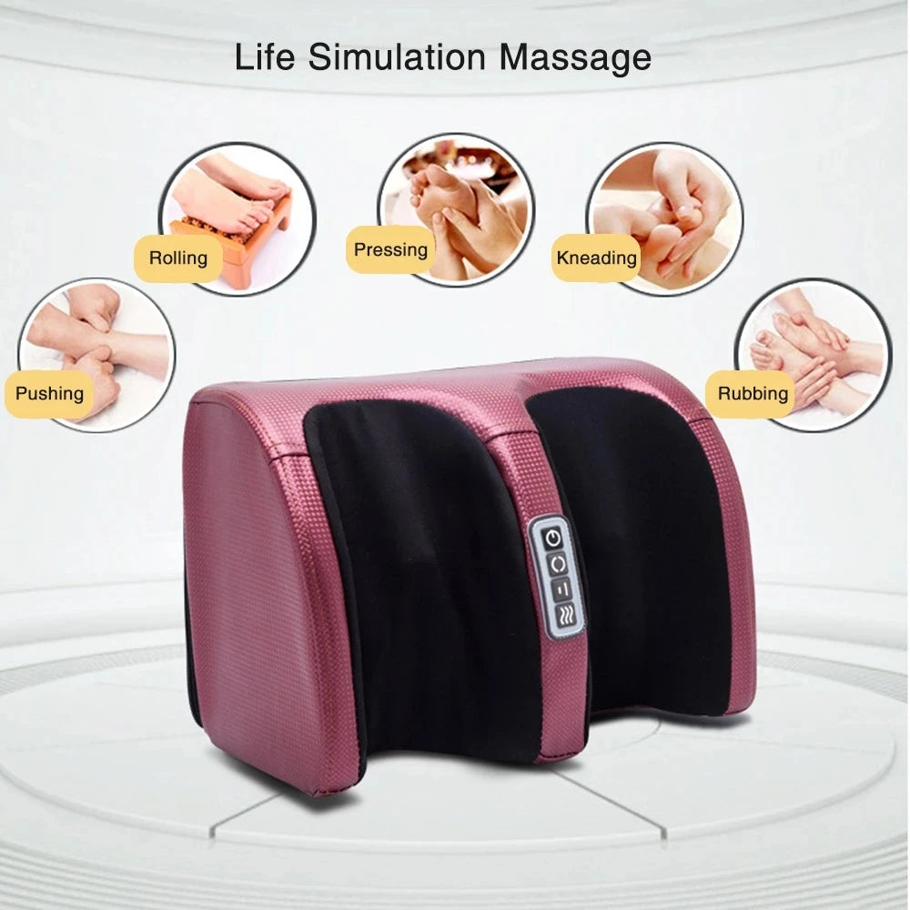 Shiatsu Foot Massager with Heat — Deep Kneading Therapy for Foot Pain Relief