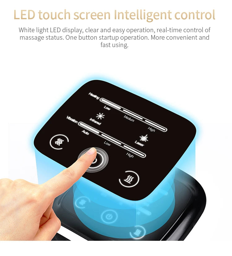 Smart Knee Massager — Infrared Heat and Vibration Therapy for Knee Pain Relief