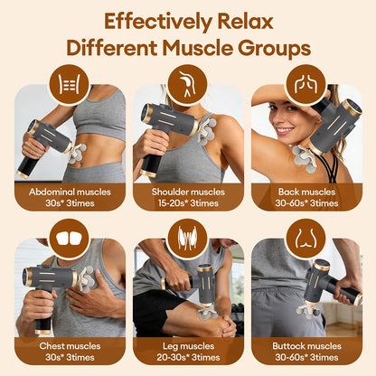 11-in-1 Percussion Massage Gun — 99 Adjustable Speeds