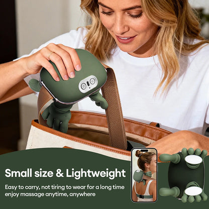 Compact and lightweight neck massager easy to carry in handbag