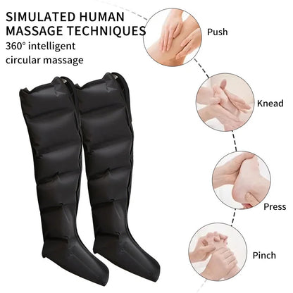 Air Wave Leg Massager — 360° Compression Therapy for Leg Pain and Fatigue