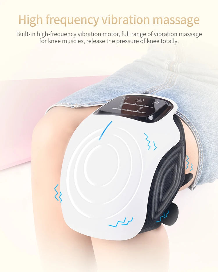 Smart Knee Massager — Infrared Heat and Vibration Therapy for Knee Pain Relief