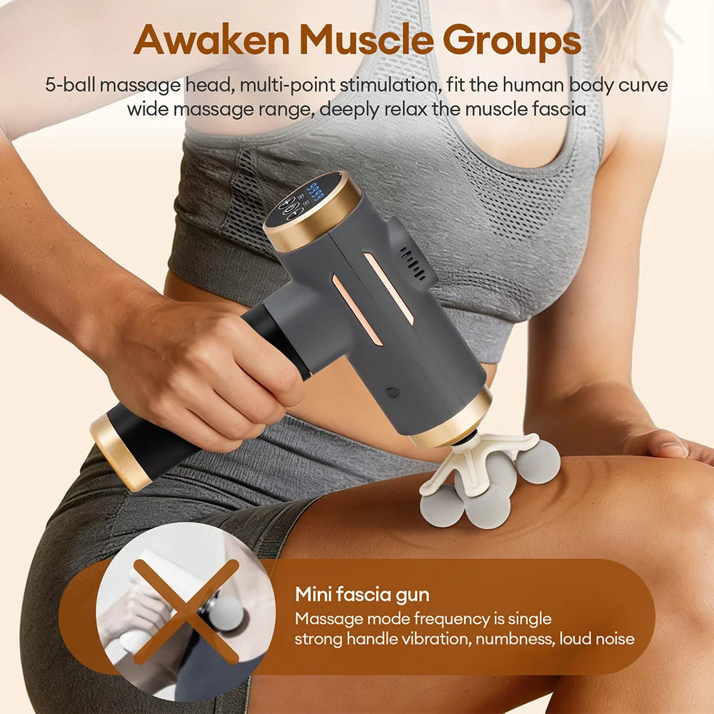11-in-1 Percussion Massage Gun — 99 Adjustable Speeds