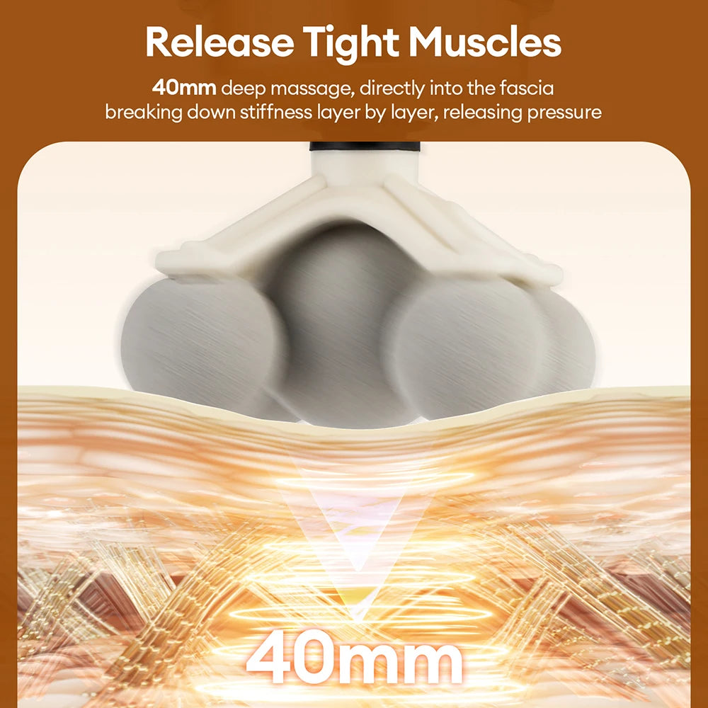 11-in-1 Percussion Massage Gun — 99 Adjustable Speeds