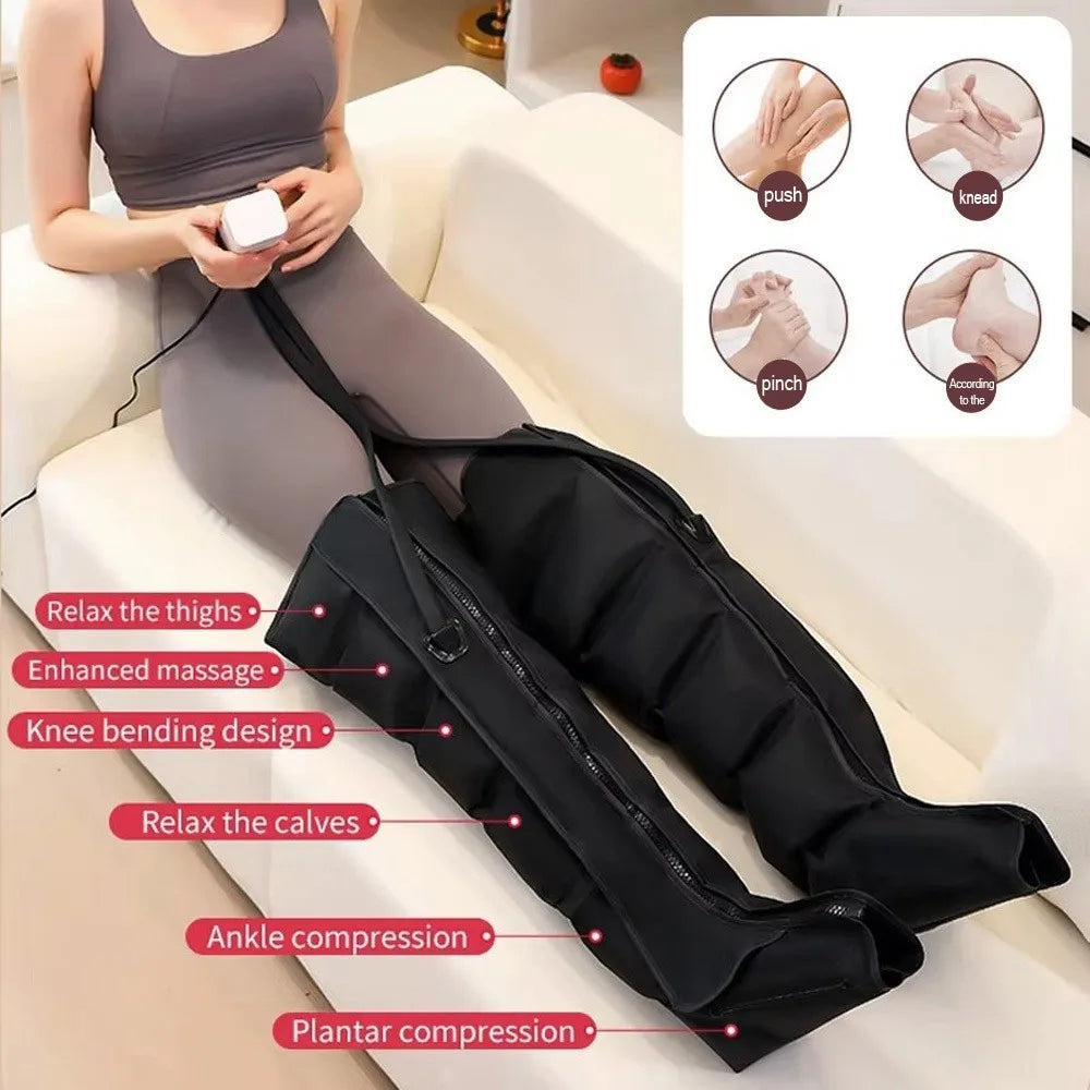 Air Wave Leg Massager — 360° Compression Therapy for Leg Pain and Fatigue