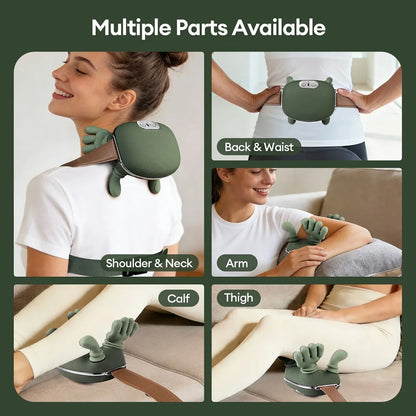 Massager used on neck, shoulder, back, waist, arm, calf and thigh