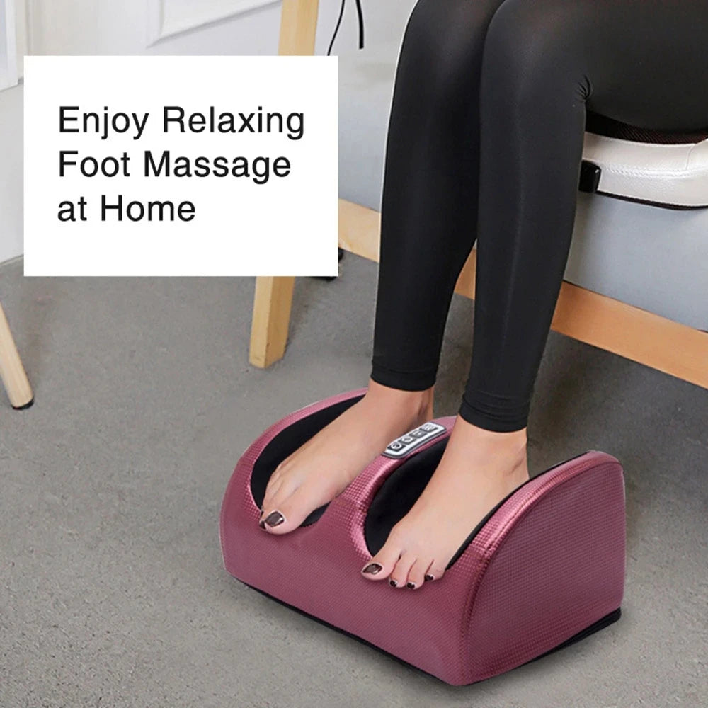 Shiatsu Foot Massager with Heat — Deep Kneading Therapy for Foot Pain Relief