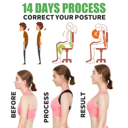 Posture Corrector Back Brace — Shoulder and Spine Alignment Support