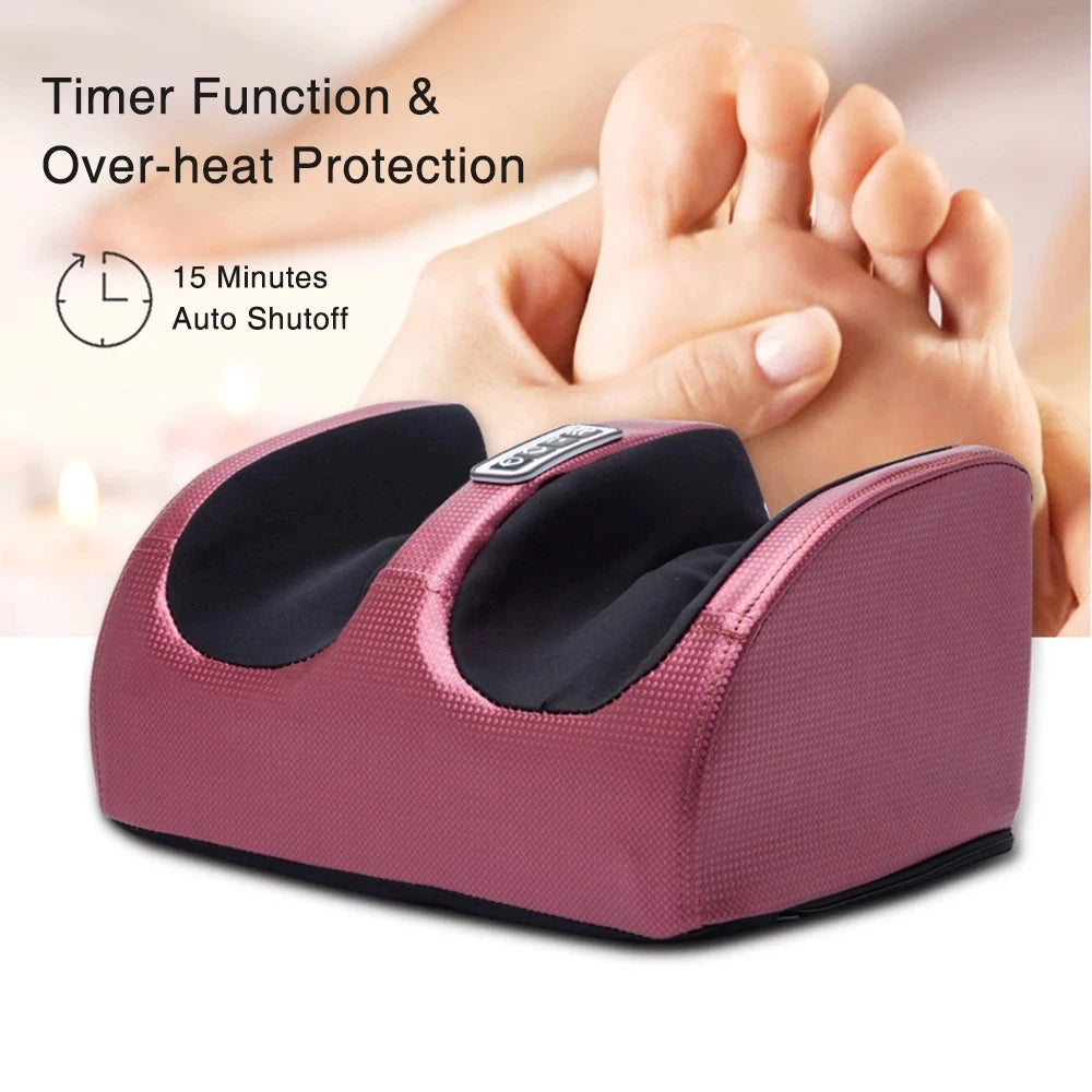 Shiatsu Foot Massager with Heat — Deep Kneading Therapy for Foot Pain Relief