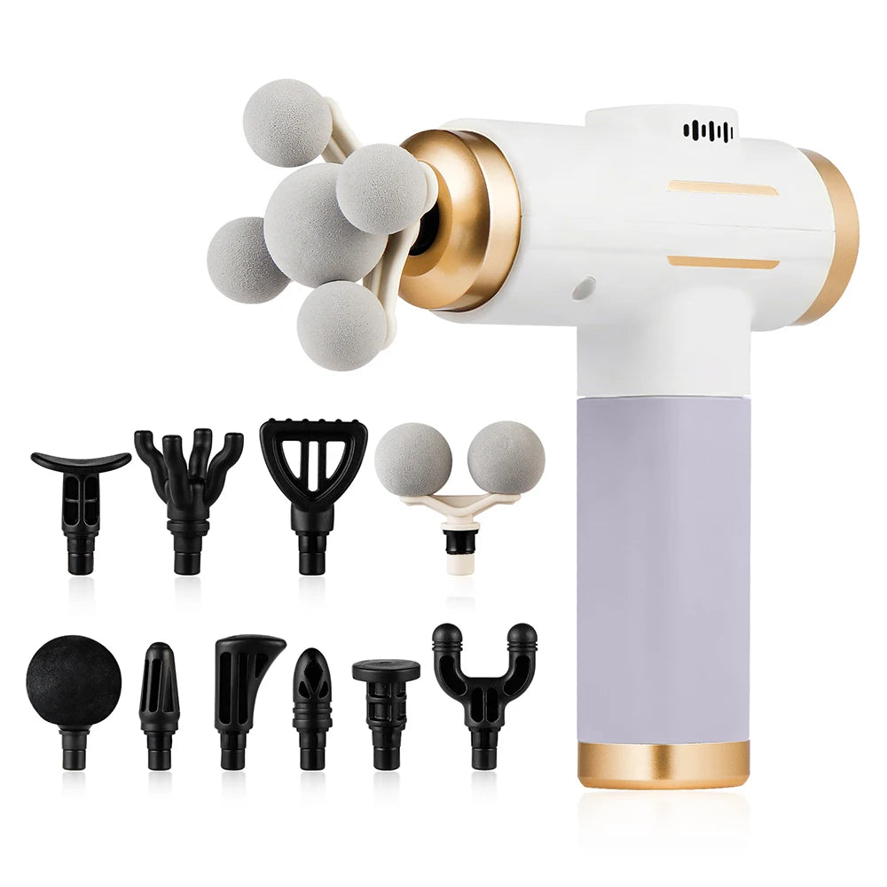 11-in-1 Percussion Massage Gun — 99 Adjustable Speeds